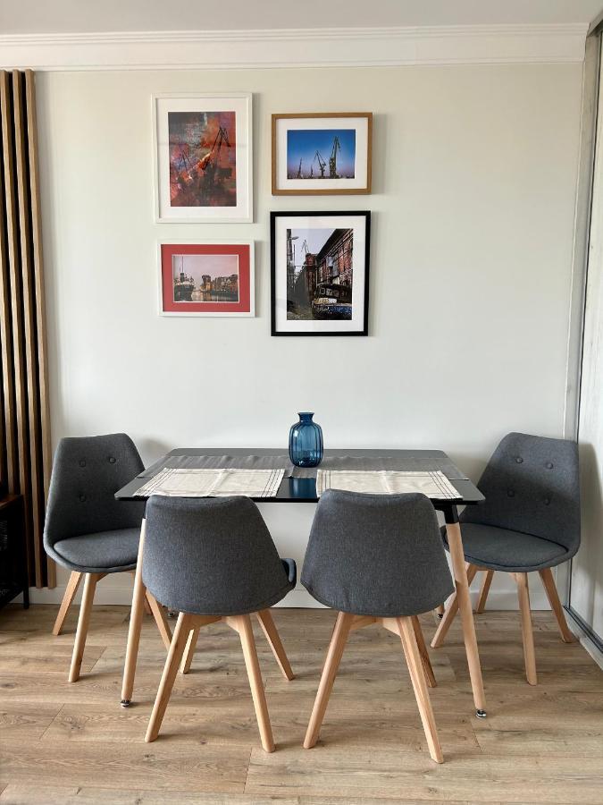 Apartament Z Widokiem Na Gdansk I Zatoke Free & Priv Parking Eksteriør bilde