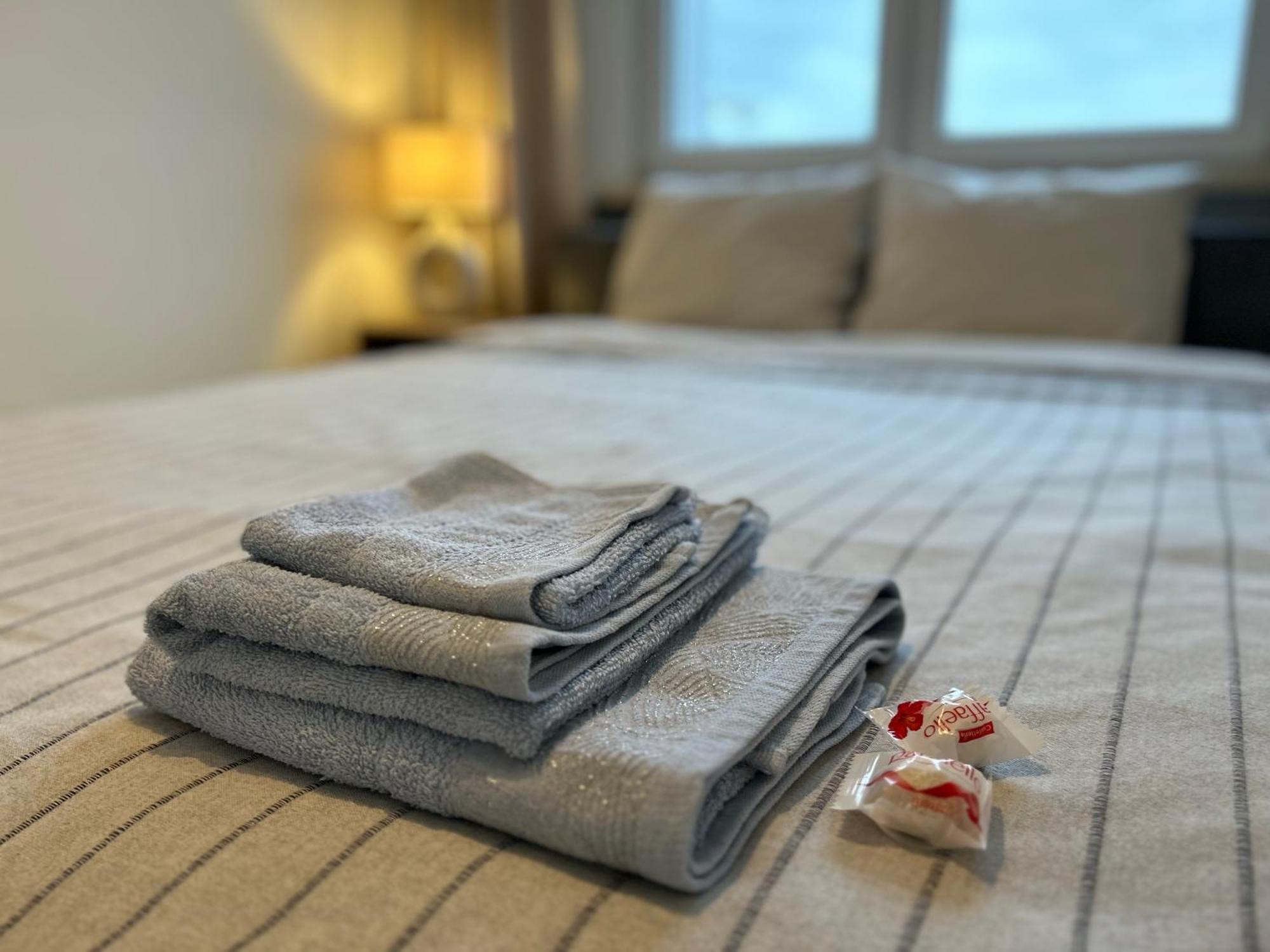 Apartament Z Widokiem Na Gdansk I Zatoke Free & Priv Parking Eksteriør bilde